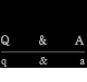 Q&A�bq&a